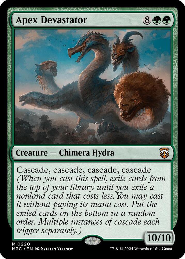 Apex Devastator 220/411 (Commander: Modern Horizons 3)  - Ripple Foil | Good Games Adelaide SA