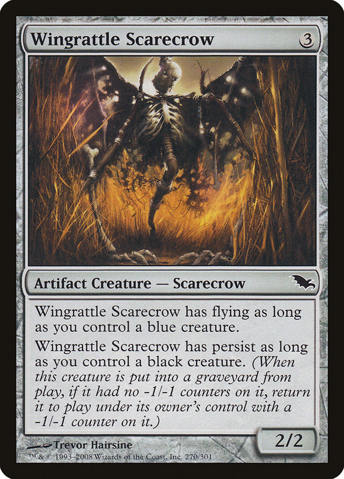 Wingrattle Scarecrow 270 (Shadowmoor)  - Foil | Good Games Adelaide SA