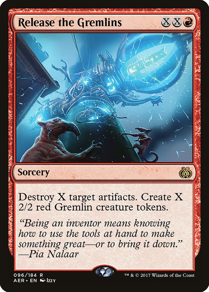 Release the Gremlins 96 (Aether Revolt)  - Foil | Good Games Adelaide SA