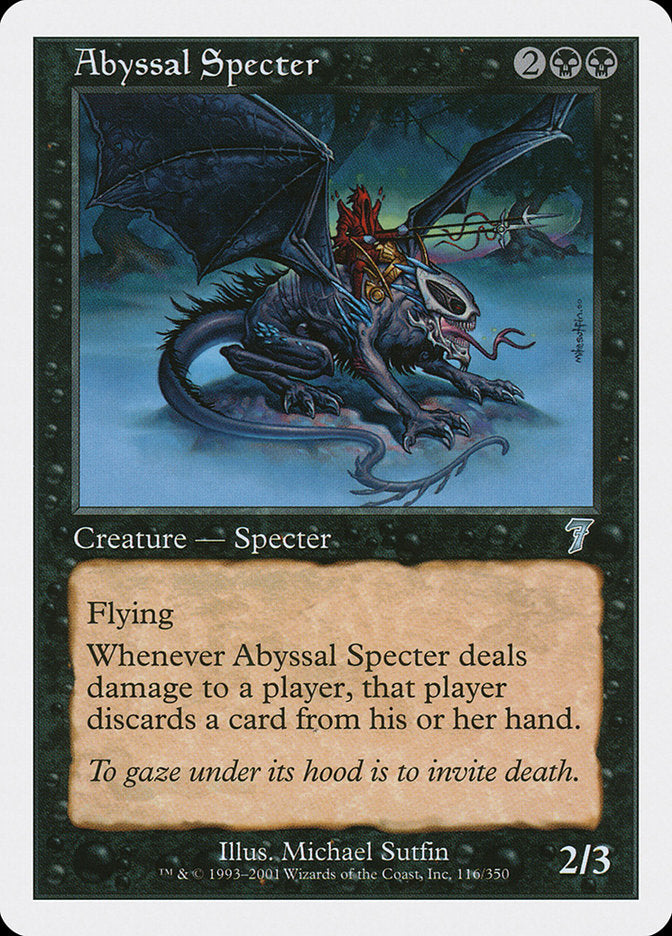 Abyssal Specter [Seventh Edition] | Good Games Adelaide SA