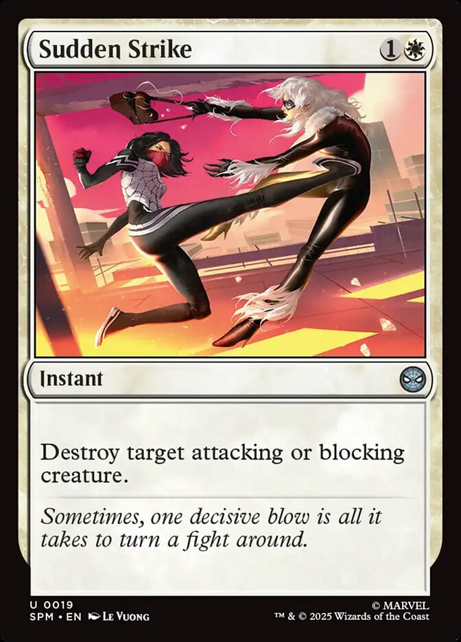 Sudden Strike 19 (Marvel's Spider-Man)  - Foil | Good Games Adelaide SA