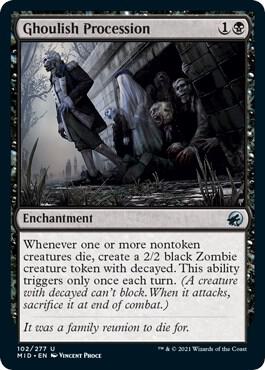 Ghoulish Procession 102 (Innistrad: Midnight Hunt)  | Good Games Adelaide SA
