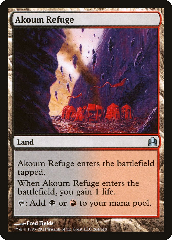 Akoum Refuge [Commander 2011] | Good Games Adelaide SA