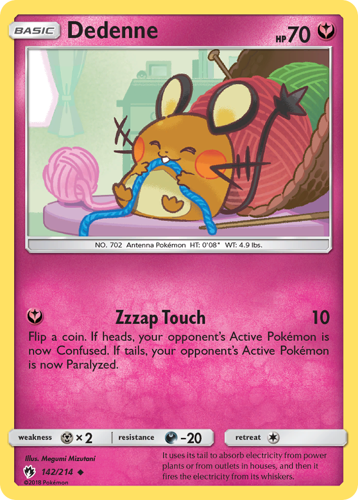 Dedenne (142/214) [Sun & Moon: Lost Thunder] | Good Games Adelaide SA