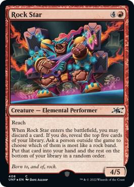 Rock Star Galaxy Foil 408 (Unfinity)  - Foil | Good Games Adelaide SA