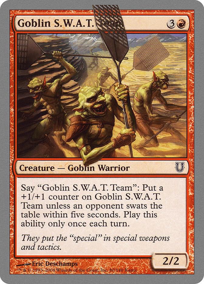 Goblin S.W.A.T. Team 80 (Unhinged)  - Foil | Good Games Adelaide SA