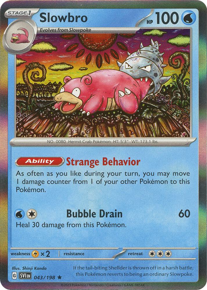 Slowbro 043/198 (SV01: Scarlet & Violet Base Set)  - Holofoil | Good Games Adelaide SA