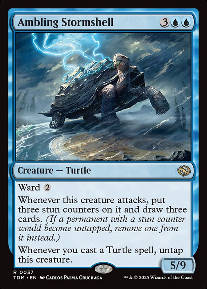 Ambling Stormshell 37 (Tarkir: Dragonstorm)  - Foil | Good Games Adelaide SA