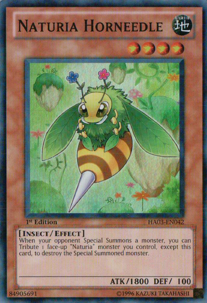 Naturia Horneedle [HA03-EN042] Super Rare | Good Games Adelaide SA
