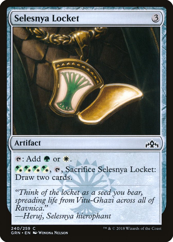 Selesnya Locket 240 (Guilds of Ravnica)  | Good Games Adelaide SA