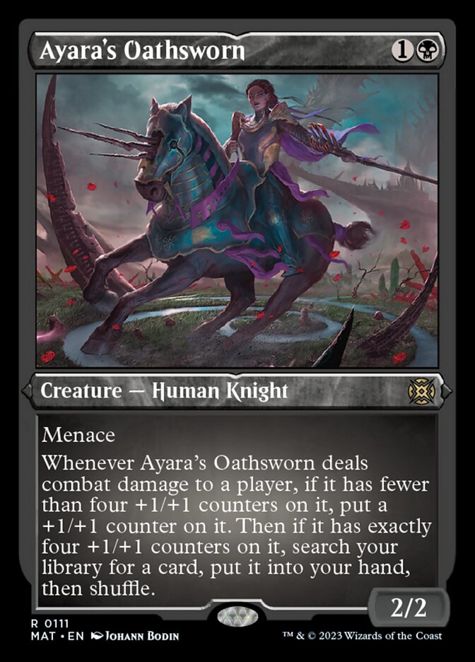 Ayara's Oathsworn (Foil Etched) [March of the Machine: The Aftermath] | Good Games Adelaide SA