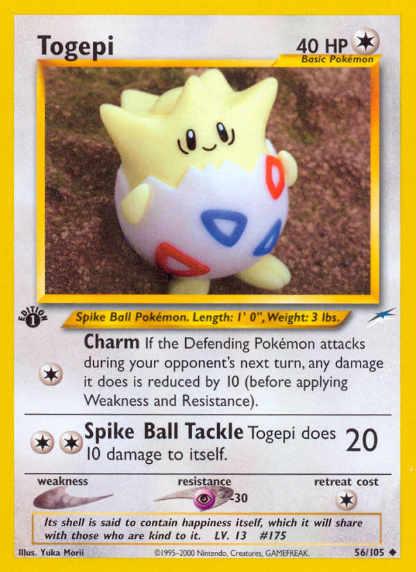 Togepi (56/105) [Neo Destiny 1st Edition] | Good Games Adelaide SA