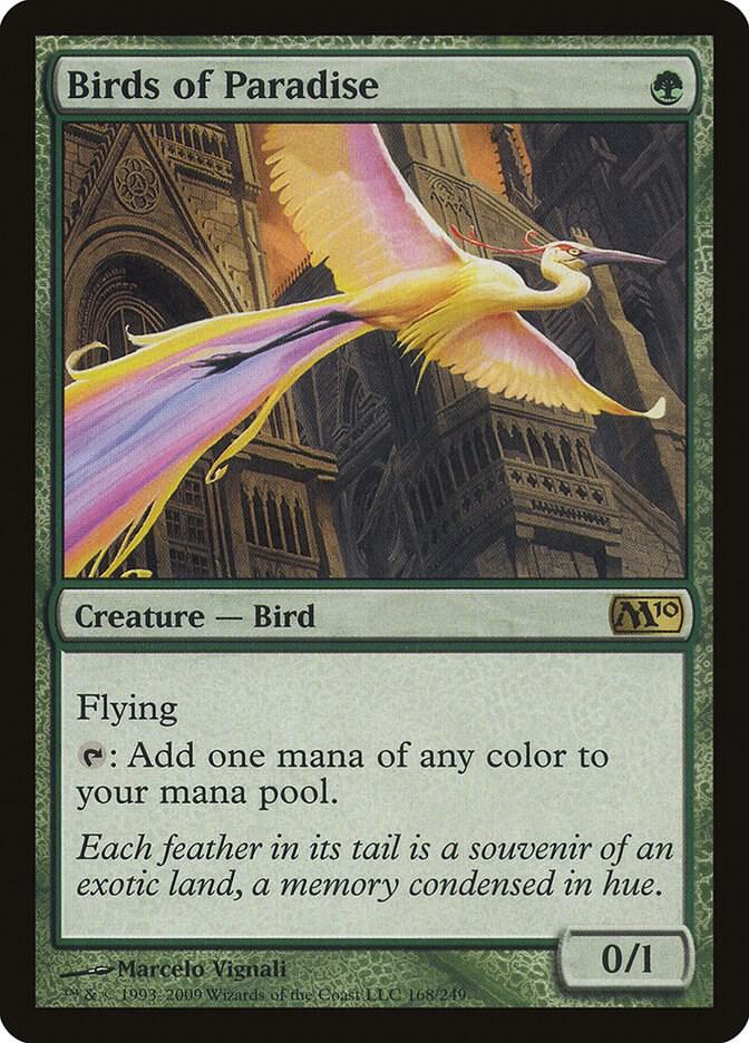 Birds of Paradise 168/249 (Magic 2010 (M10))  | Good Games Adelaide SA