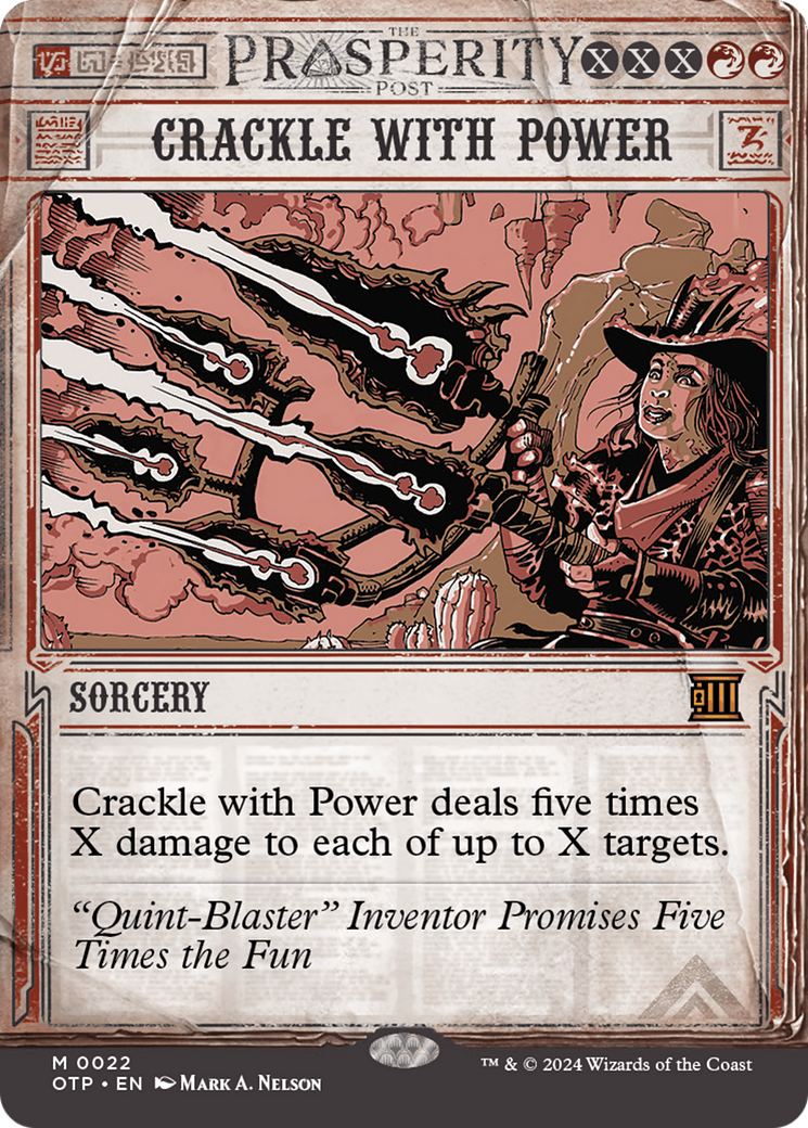 Crackle with Power [Outlaws of Thunder Junction: Breaking News] | Good Games Adelaide SA