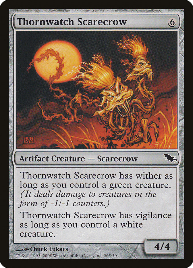 Thornwatch Scarecrow 265 (Shadowmoor)  - Foil | Good Games Adelaide SA