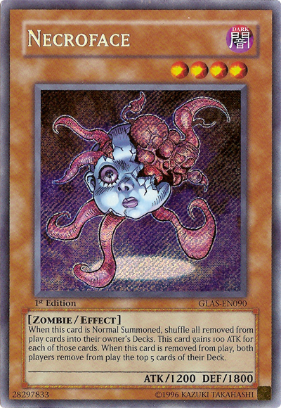 Necroface [GLAS-EN090] Secret Rare | Good Games Adelaide SA