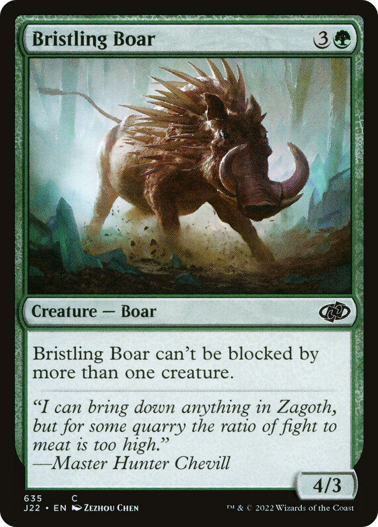 Bristling Boar [Jumpstart 2022] | Good Games Adelaide SA