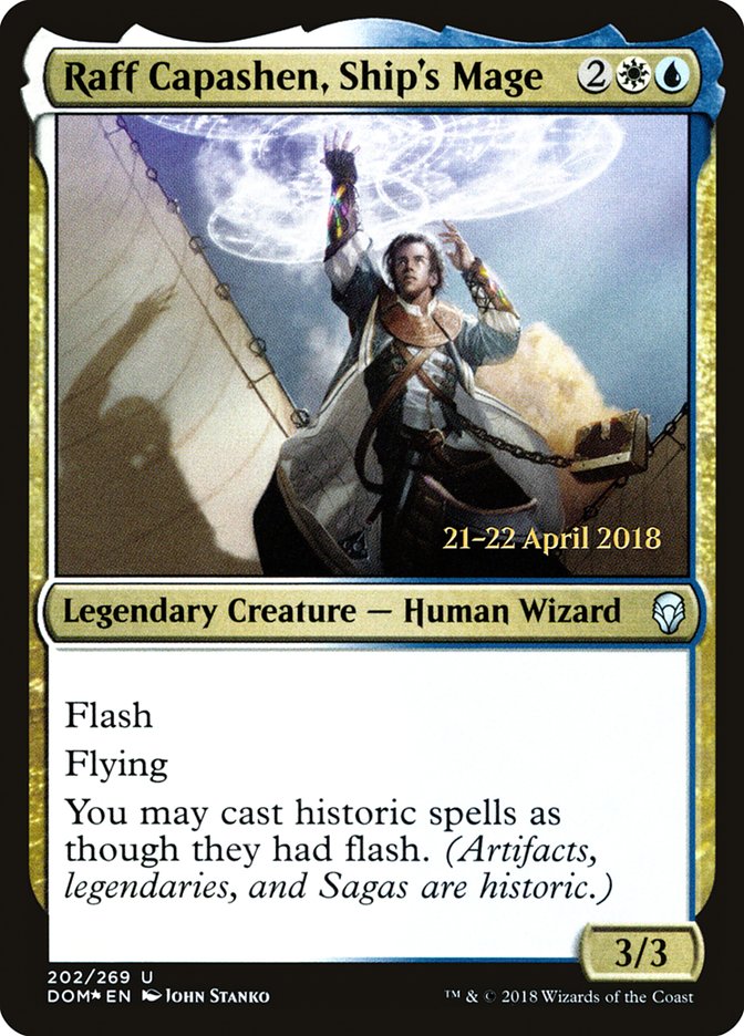 Raff Capashen, Ship's Mage [Dominaria Promos] | Good Games Adelaide SA