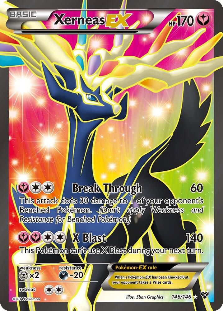Xerneas EX Full Art 146/146 (XY Base Set)  - Holofoil | Good Games Adelaide SA