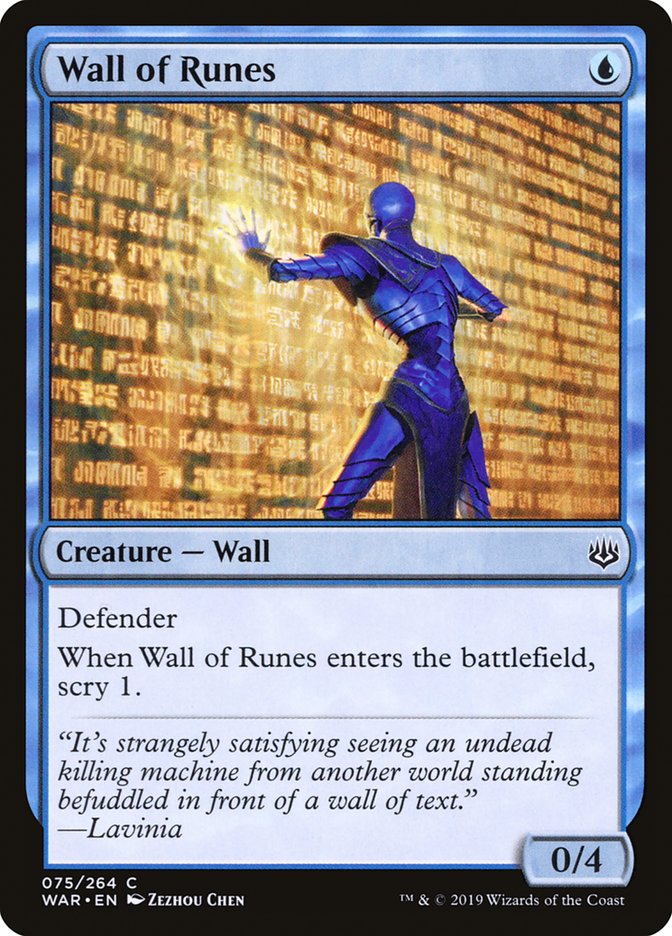 Wall of Runes [War of the Spark] | Good Games Adelaide SA