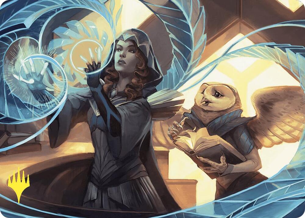 Personal Tutor Art Card Gold Stamped 9 (Art Series: Commander Masters)  | Good Games Adelaide SA