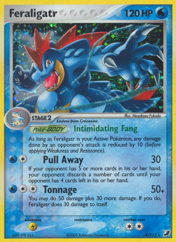 Feraligatr (4/115) [EX: Unseen Forces] | Good Games Adelaide SA