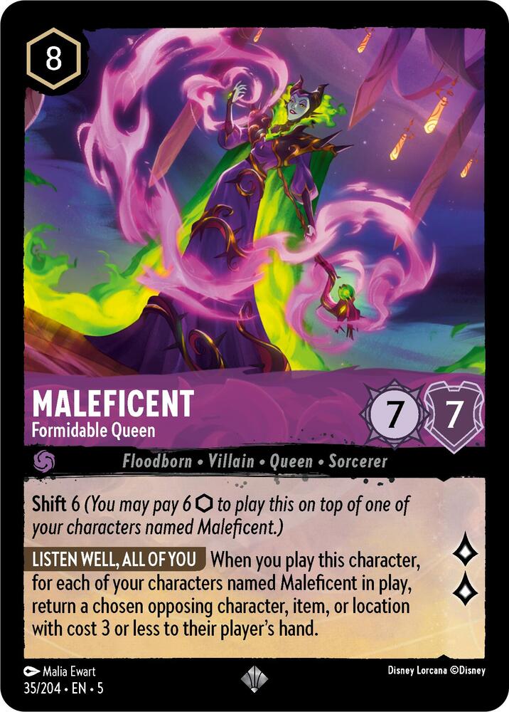 Maleficent Formidable Queen 35/204 (Shimmering Skies)  | Good Games Adelaide SA