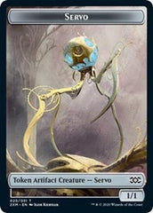 Servo // Soldier Double-sided Token [Double Masters Tokens] | Good Games Adelaide SA