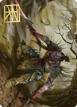 Highborn Vampire Art Card Gold Stamped Signature 55 (Art Series: Zendikar Rising)  | Good Games Adelaide SA