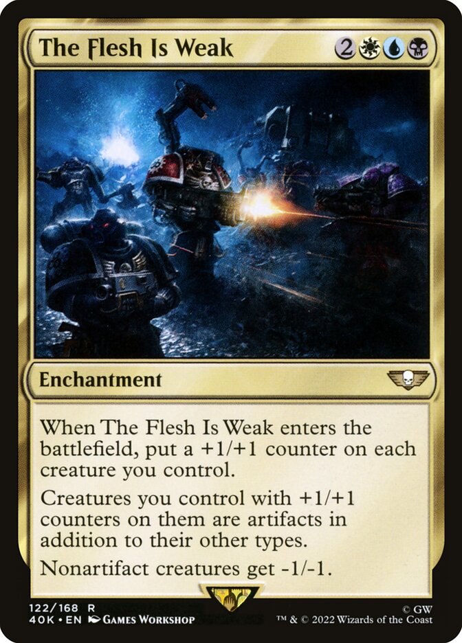The Flesh Is Weak 122 (Universes Beyond: Warhammer 40,000)  | Good Games Adelaide SA