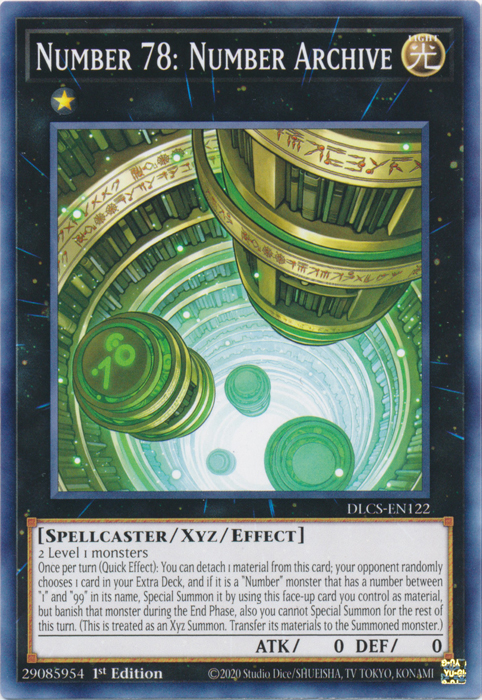 Number 78: Number Archive [DLCS-EN122] Common | Good Games Adelaide SA