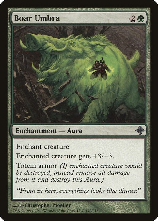 Boar Umbra 179 (Rise of the Eldrazi)  - Foil | Good Games Adelaide SA