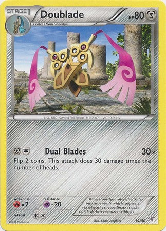Doublade (14/30) [XY: Trainer Kit 1 - Bisharp] | Good Games Adelaide SA