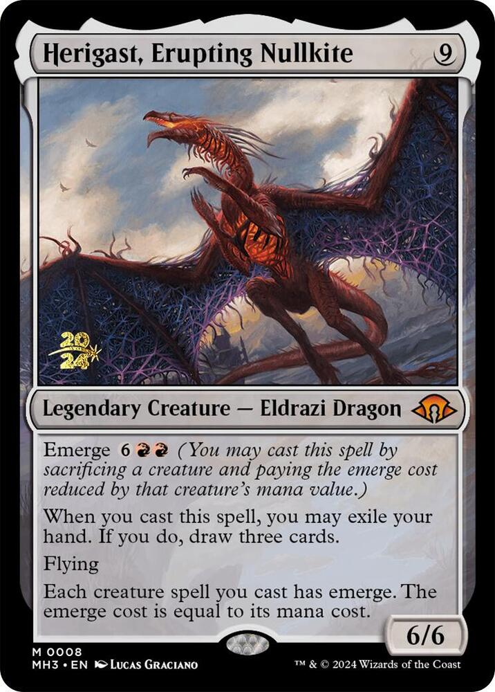 Herigast Erupting Nullkite 8 (Prerelease Cards)  - Foil | Good Games Adelaide SA