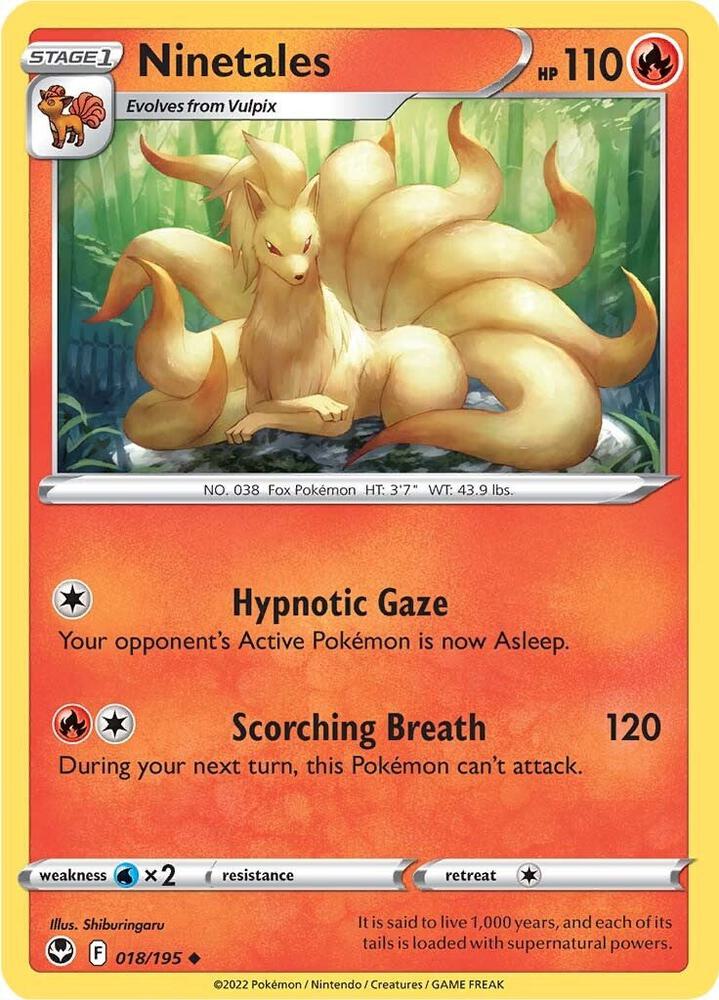 Ninetales 018/195 (SWSH12: Silver Tempest)  | Good Games Adelaide SA
