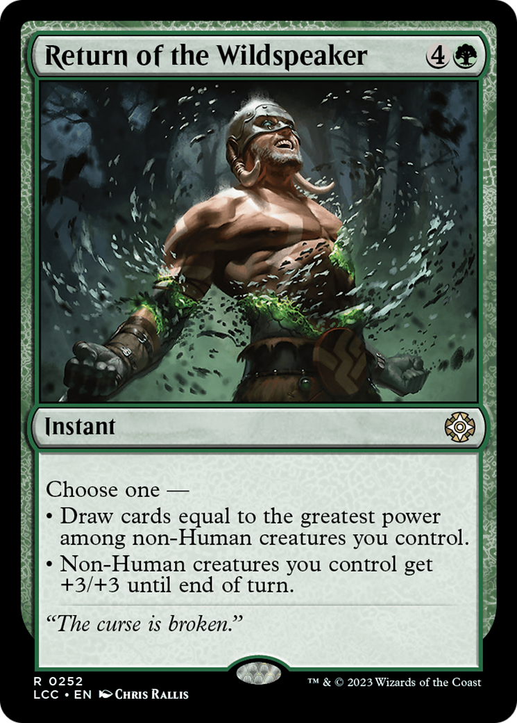 Return of the Wildspeaker [The Lost Caverns of Ixalan Commander] | Good Games Adelaide SA