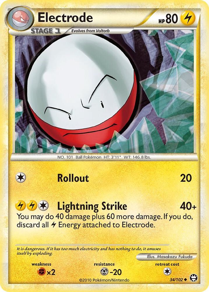 Electrode 34/102 (Triumphant)  - Reverse Holofoil | Good Games Adelaide SA