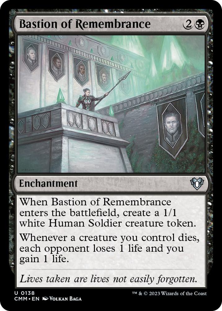 Bastion of Remembrance 138 (Commander Masters)  - Foil | Good Games Adelaide SA