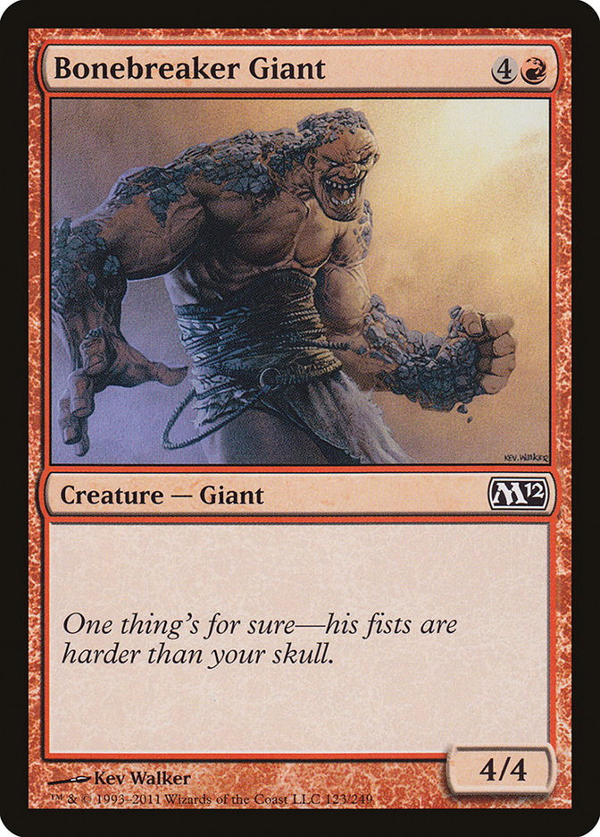 Bonebreaker Giant 123 (Magic 2012 (M12))  - Foil | Good Games Adelaide SA