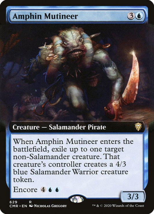Amphin Mutineer Extended Art 629 (Commander Legends) 