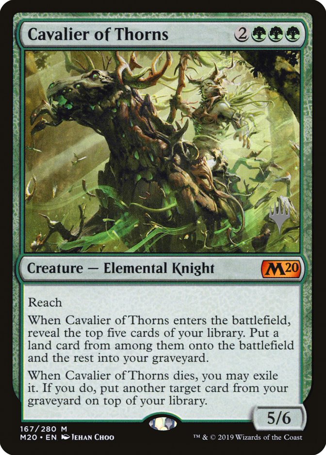 Cavalier of Thorns [Core Set 2020 Promos] | Good Games Adelaide SA