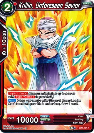 Krillin, Unforeseen Savior [BT7-013] | Good Games Adelaide SA