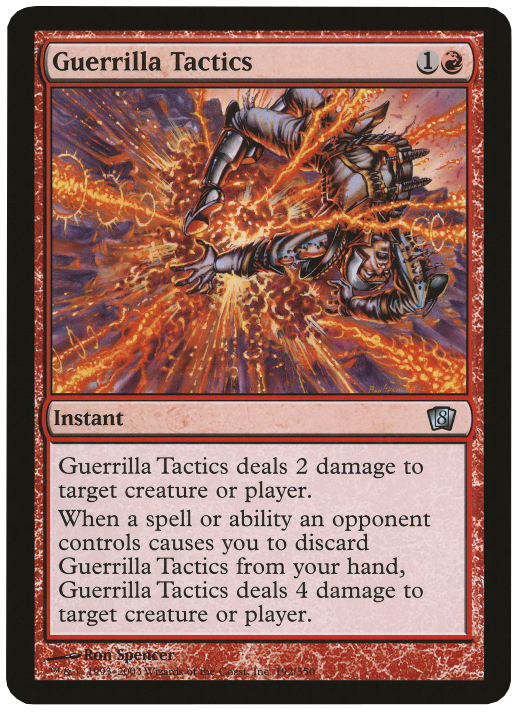 Guerrilla Tactics (Oversized) [Eighth Edition Box Topper] | Good Games Adelaide SA