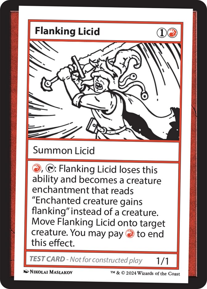 Flanking Licid  (Mystery Booster 2 Playtest Cards)  | Good Games Adelaide SA