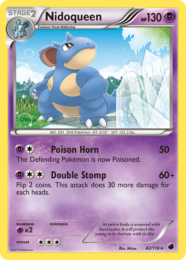 Nidoqueen (42/116) [Black & White: Plasma Freeze] | Good Games Adelaide SA