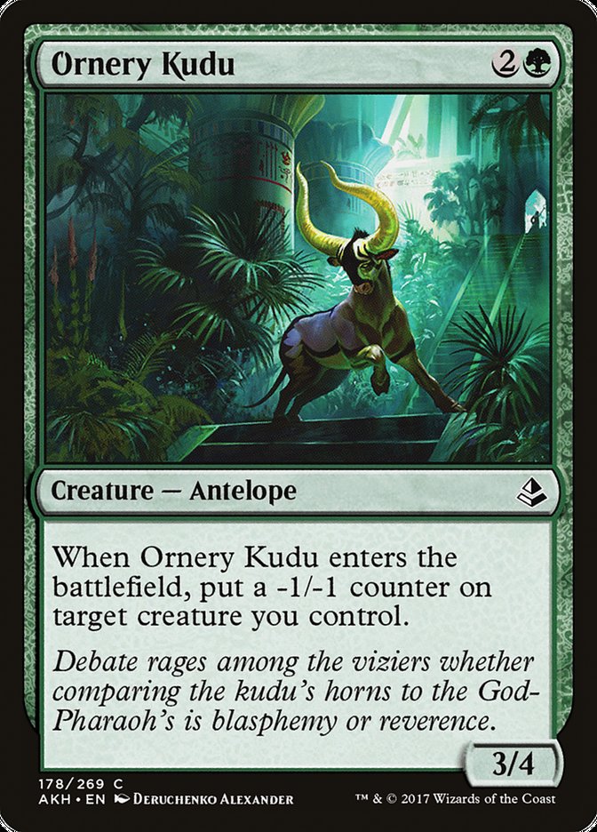Ornery Kudu 178 (Amonkhet)  | Good Games Adelaide SA