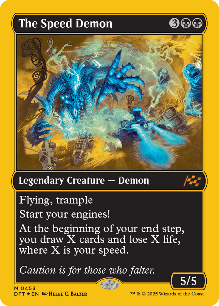 The Speed Demon (First-Place Foil) [Aetherdrift] | Good Games Adelaide SA
