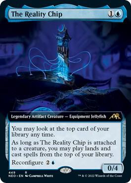 The Reality Chip 449 (Kamigawa: Neon Dynasty)  - Extended Art | Good Games Adelaide SA
