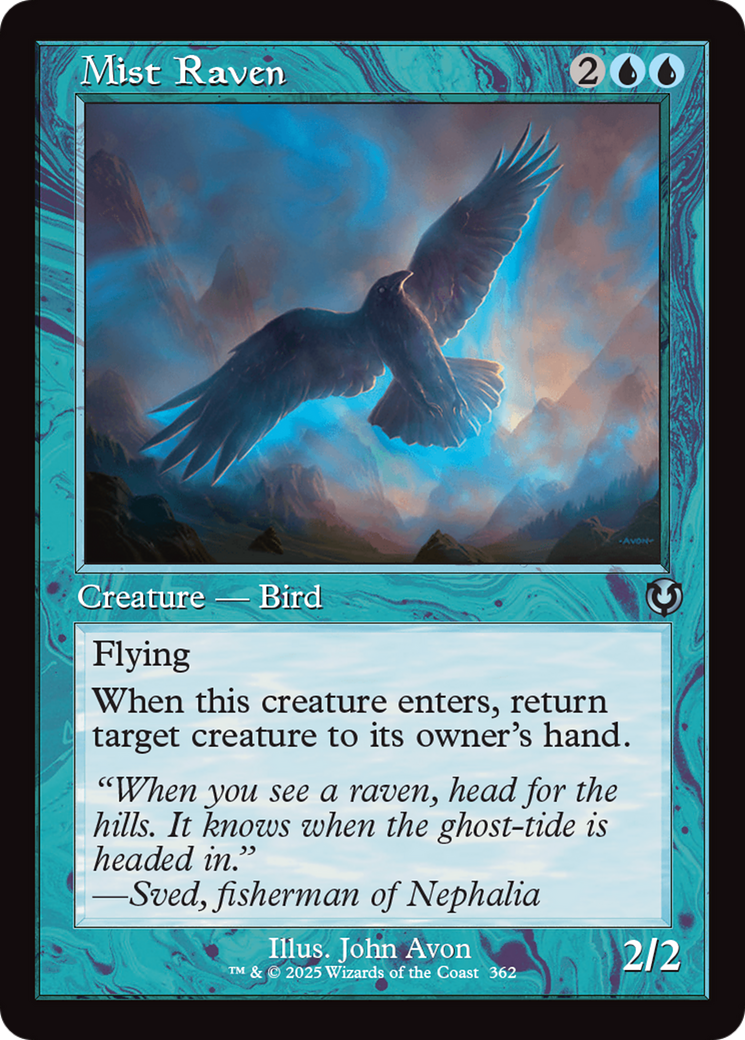 Mist Raven (Retro Frame) [Innistrad Remastered] | Good Games Adelaide SA