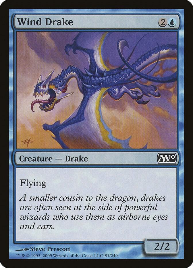 Wind Drake 81/249 (Magic 2010 (M10))  - Foil | Good Games Adelaide SA